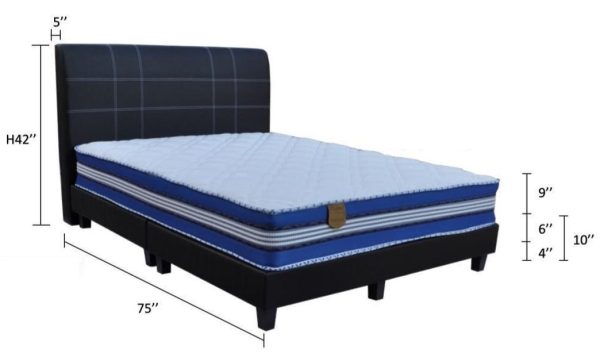 Faux Leather Bed LB1162