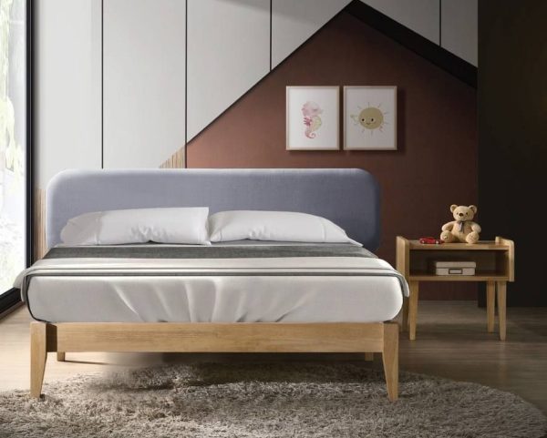 Melrose Soild Wooden Bed (Queen/King)