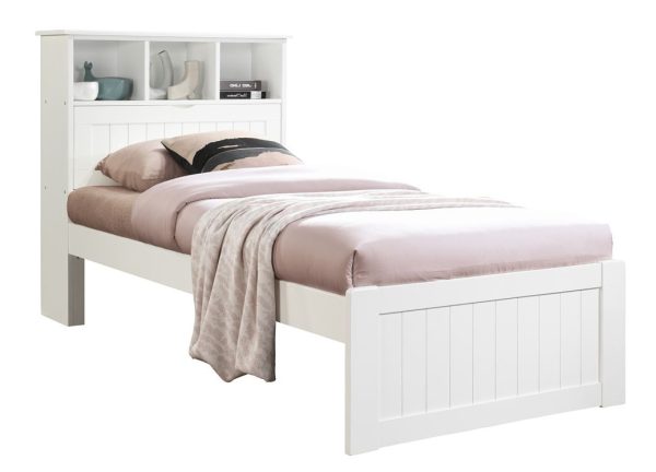 Wooden Bed WB1156 (Available in 2 Colors)