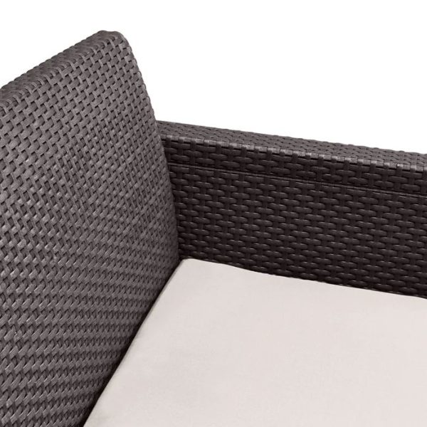 Allibert - Alabama Outdoor Sofa Set Brown