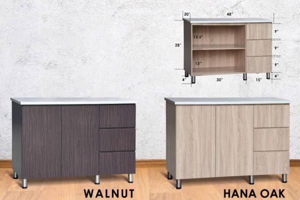 Kitchen Cabinet KC1115B (Solid Plywood)