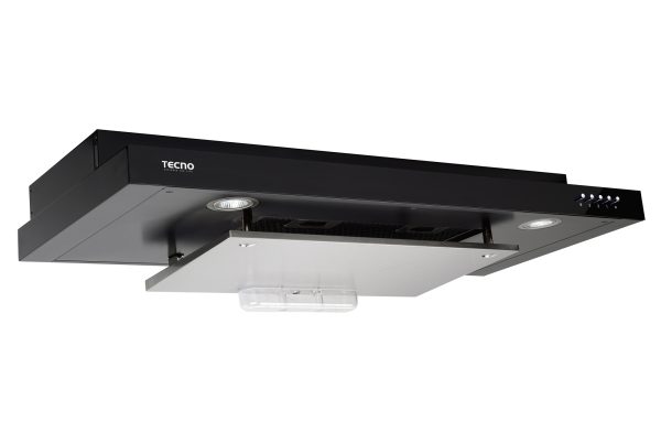 Tecno Slim Line Hood with DYNA-X Motor Full Black (TCH 929DP BK)