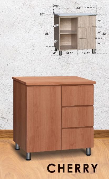 Kitchen Cabinet KC1114F (Solid Plywood)