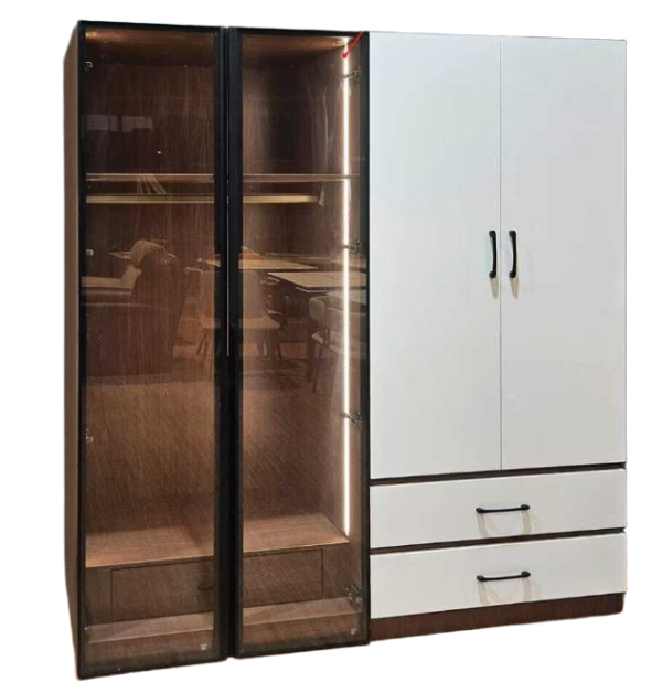 Full Height Wardrobe WD1138 with LED lights