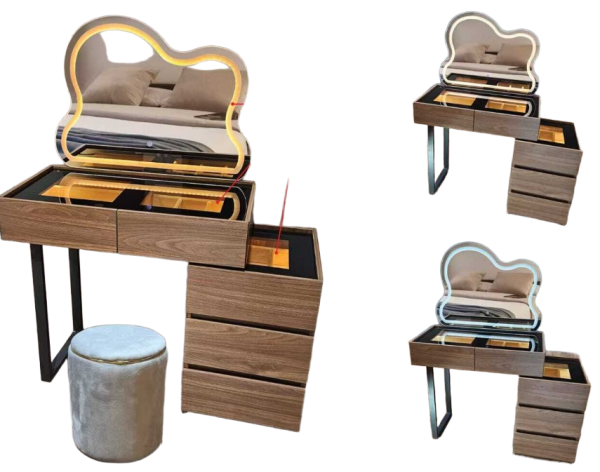 Dressing Table DST1278 - Free stool