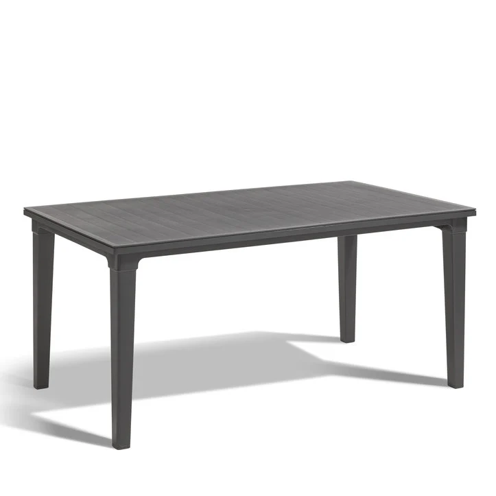 Allibert - Futura Table + Chloe Chair Graphite