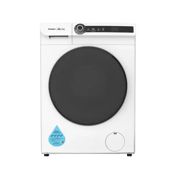 EuropAce EFW7801Y 8KG 4 Ticks Steam Front Load Washer | BLDC Motor