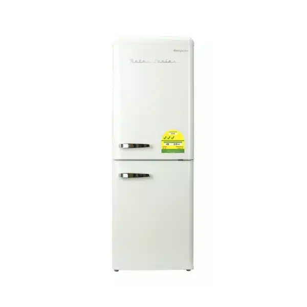 EuropAce 170L Retro 2 Door Bottom Mount Fridge ER7178AWH