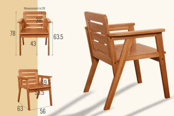 Wooden ARM Chair 001