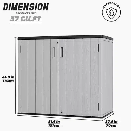 Stora Midi Outdoor Storage Garden Shed