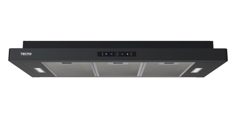 Tecno TH 9889-TC3R BK/SS - 90cm Slimline Hood