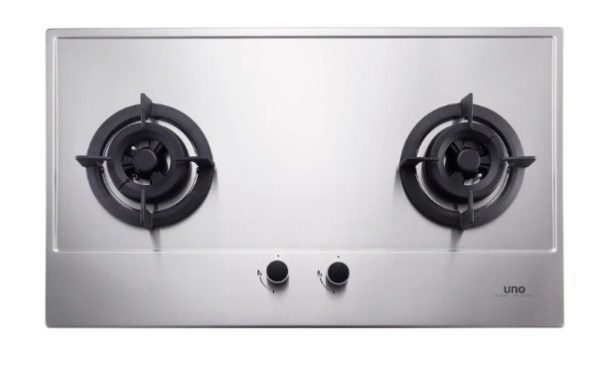 Uno US 7902TRSV - 75cm Stainless Steel Gas Hob 2 Burners