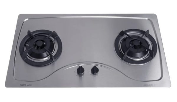 Tecno SR288SV - 86cm Stainless Steel Gas Hob 2 Burners