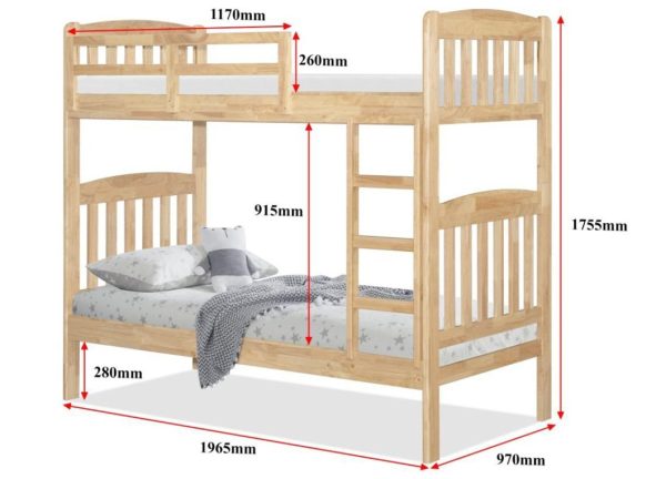 Double Deck Bunk Bed DD1101