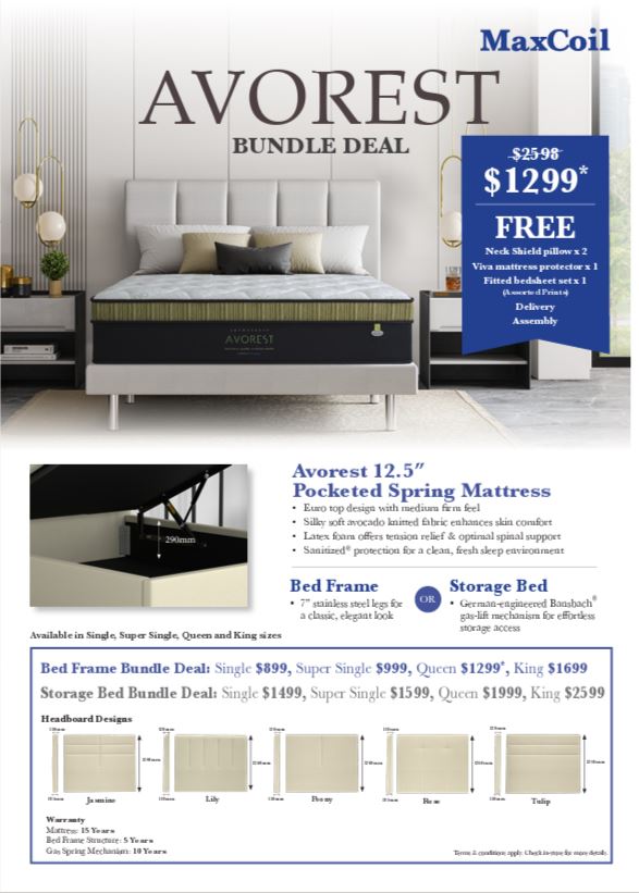 Maxcoil Avorest & Bed Bundle