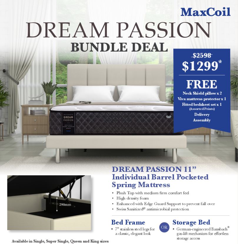 Maxcoil Dream Passion & Bed Bundle