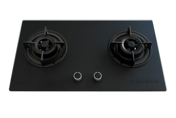 UNO 78cm 2-Burner Tempered Glass Hob UG 7812TRSV