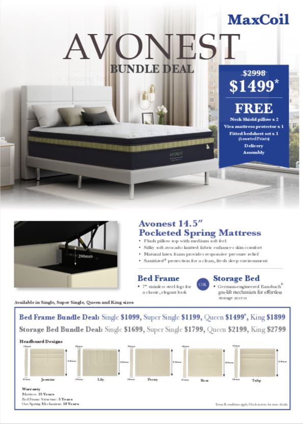 Maxcoil Avonest & Bed Bundle