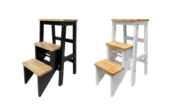 Wooden Step Chair Stool Bar Stool