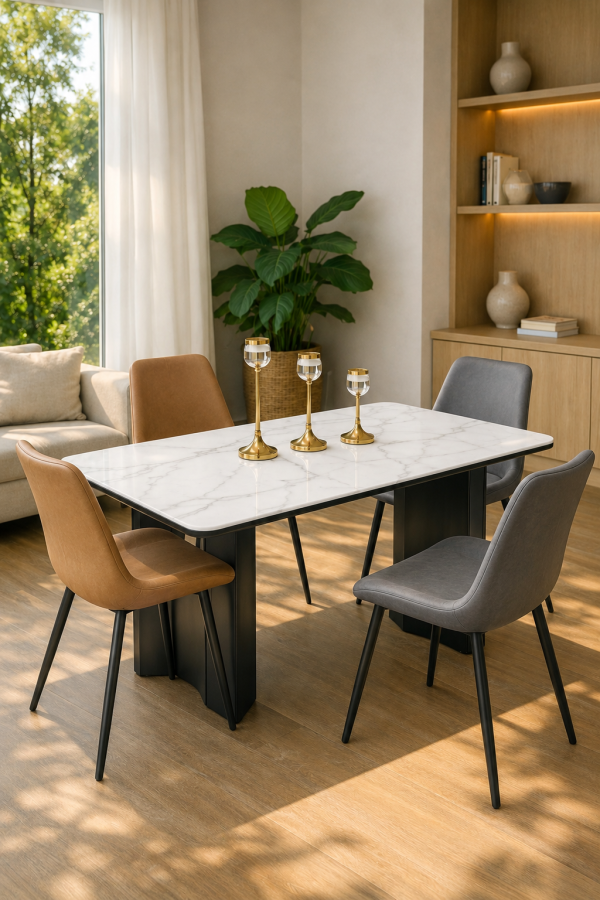 Dining Table Set DNT1780 – Available in 4 colors