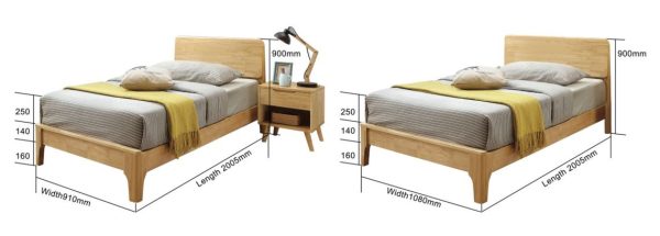 Wooden Bed WB1191
