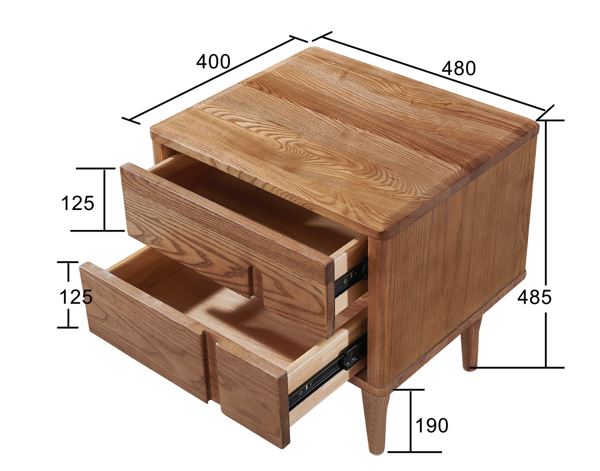 Wooden Bed WB1192