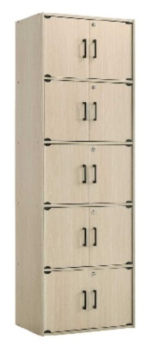 (Clearance)-Book Cabinet BC13 -White Wash 10 doors