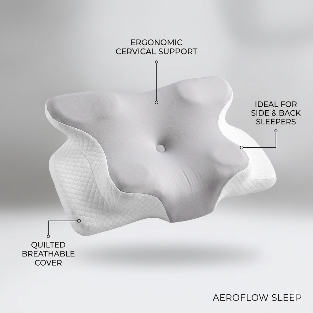 Memory Foam Butterfly Neck Pillow