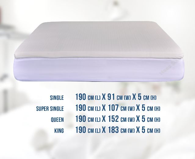 Dunlopillo Natural Latex Topper (5cm)