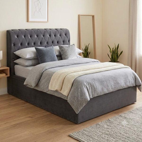 Pet Friendly Fabric Storage Bed LB1195