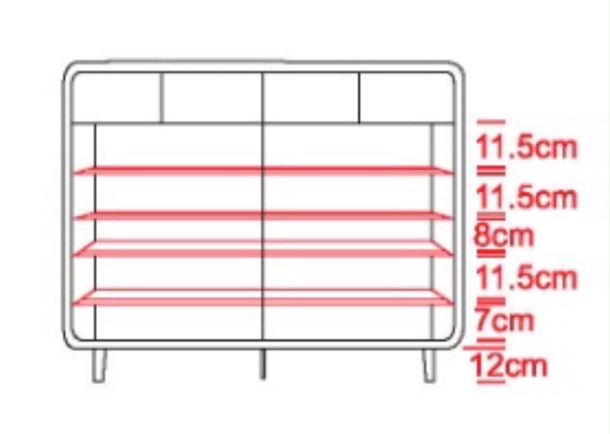 Shoe Cabinet 120/140cm SC1760