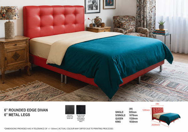 Faux Leather Bed LB1204