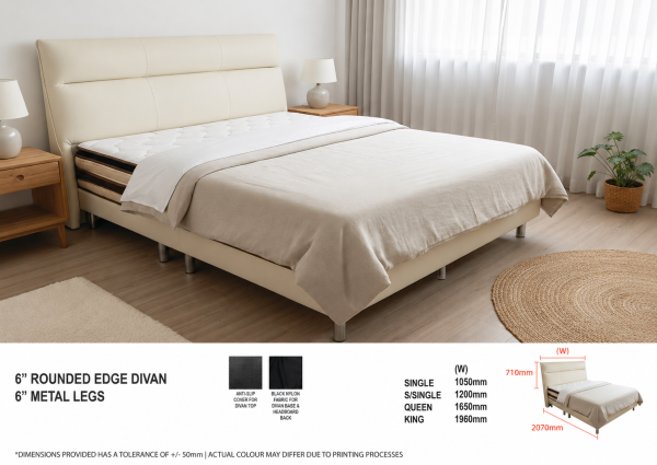Faux Leather Bed LB1206
