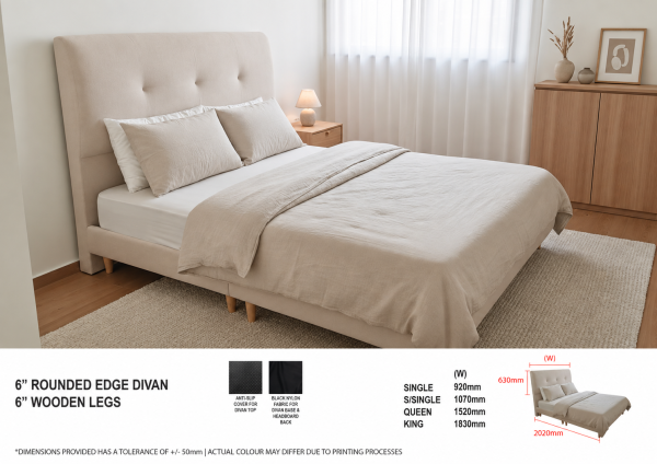 Pet Friendly or Easy Clean Fabric Bed LB1207