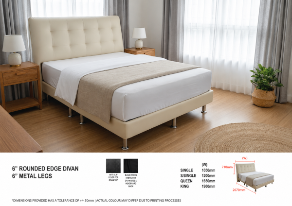 Faux Leather Bed LB1208