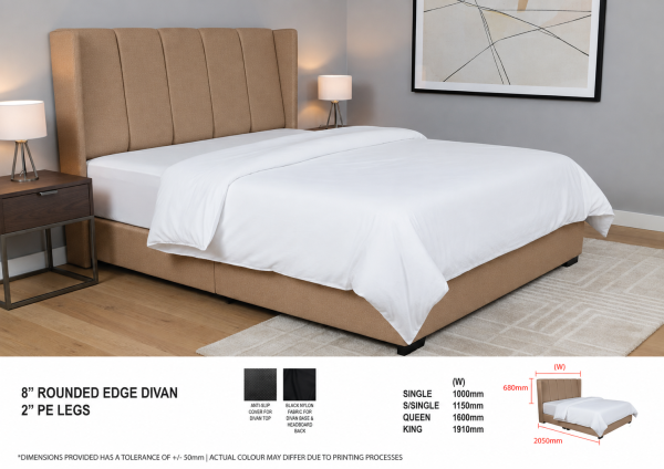 Faux Leather Bed LB1209