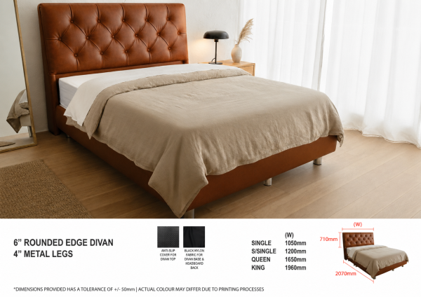 Faux Leather Bed LB1210