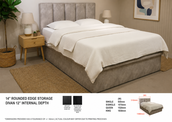 Fabric Storage Bed LB1217