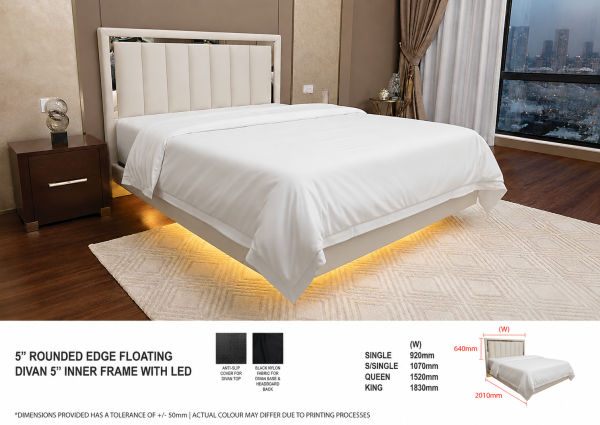 Faux Leather Bed LB1233