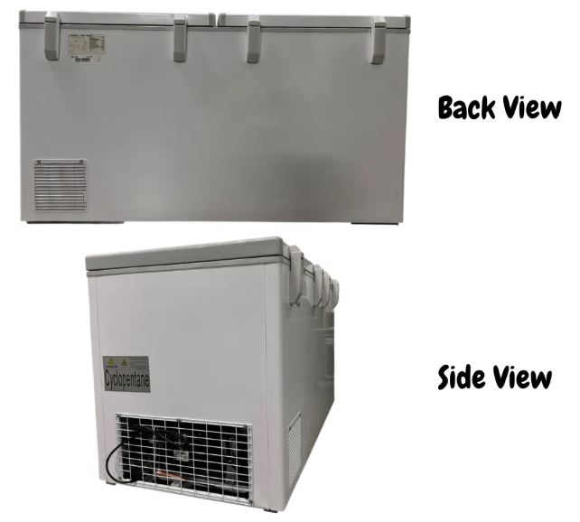 Aifa 2 Door Chest Freezer, Top Opening Door, 606L Capacity - AD-6069