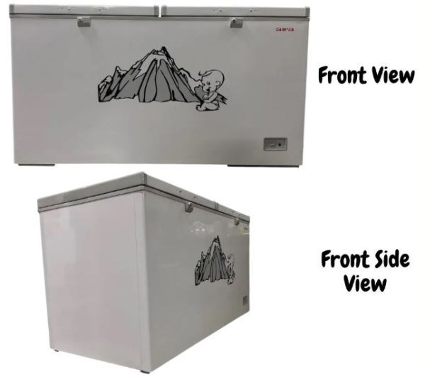 Aifa 2 Door Chest Freezer, Top Opening Door, 606L Capacity - AD-6069