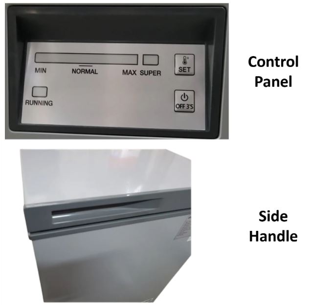 Aifa Commercial Chest Freezer, 145L Capacity, Top Opening Door - AD-H260