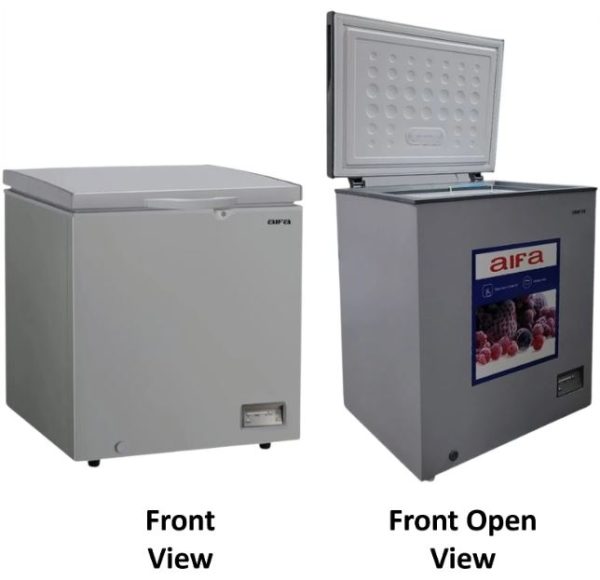 Aifa Commercial Chest Freezer, 145L Capacity, Top Opening Door - AD-H260
