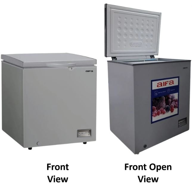 Aifa Commercial Chest Freezer, 145L Capacity, Top Opening Door - AD-H260