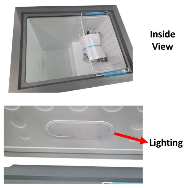 Aifa Commercial Chest Freezer, 200L Capacity, Top Opening Door - AD-H290