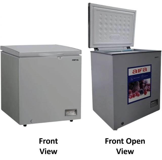 Aifa Commercial Chest Freezer, 200L Capacity, Top Opening Door - AD-H290