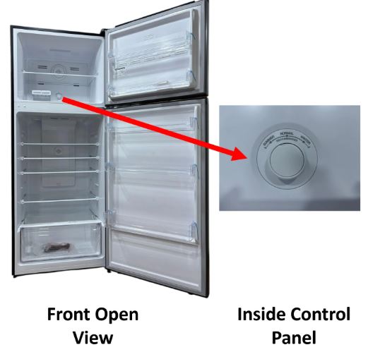Aifa 2 Door Top Freezer Refrigerator, 420L capacity, No Frost - AR-H482