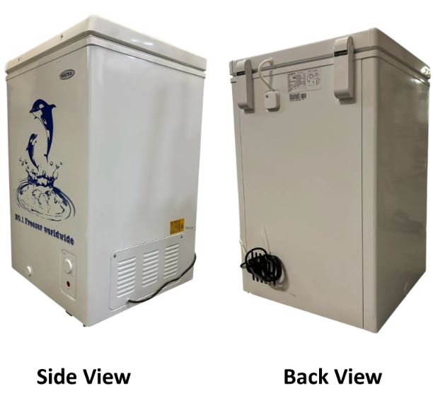 Aucma BD-130FC Chest Freezer, Top Opening Door, 120L Capacity, 2 in 1 Chiller / Freezer