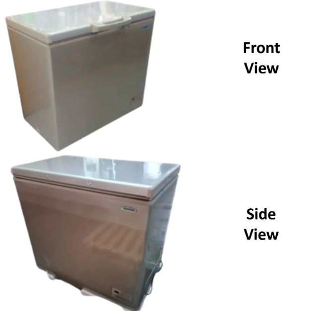Aucma Commercial Chest Freezer, No Frost, 232L Capacity, Top Opening Door - BD-232WD