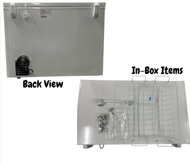Aucma Commercial Chest Freezer, Top Opening Door, 350L Capacity - BD-350NA